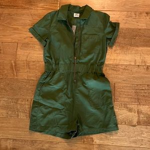 J.Crew t-shirt and short romper